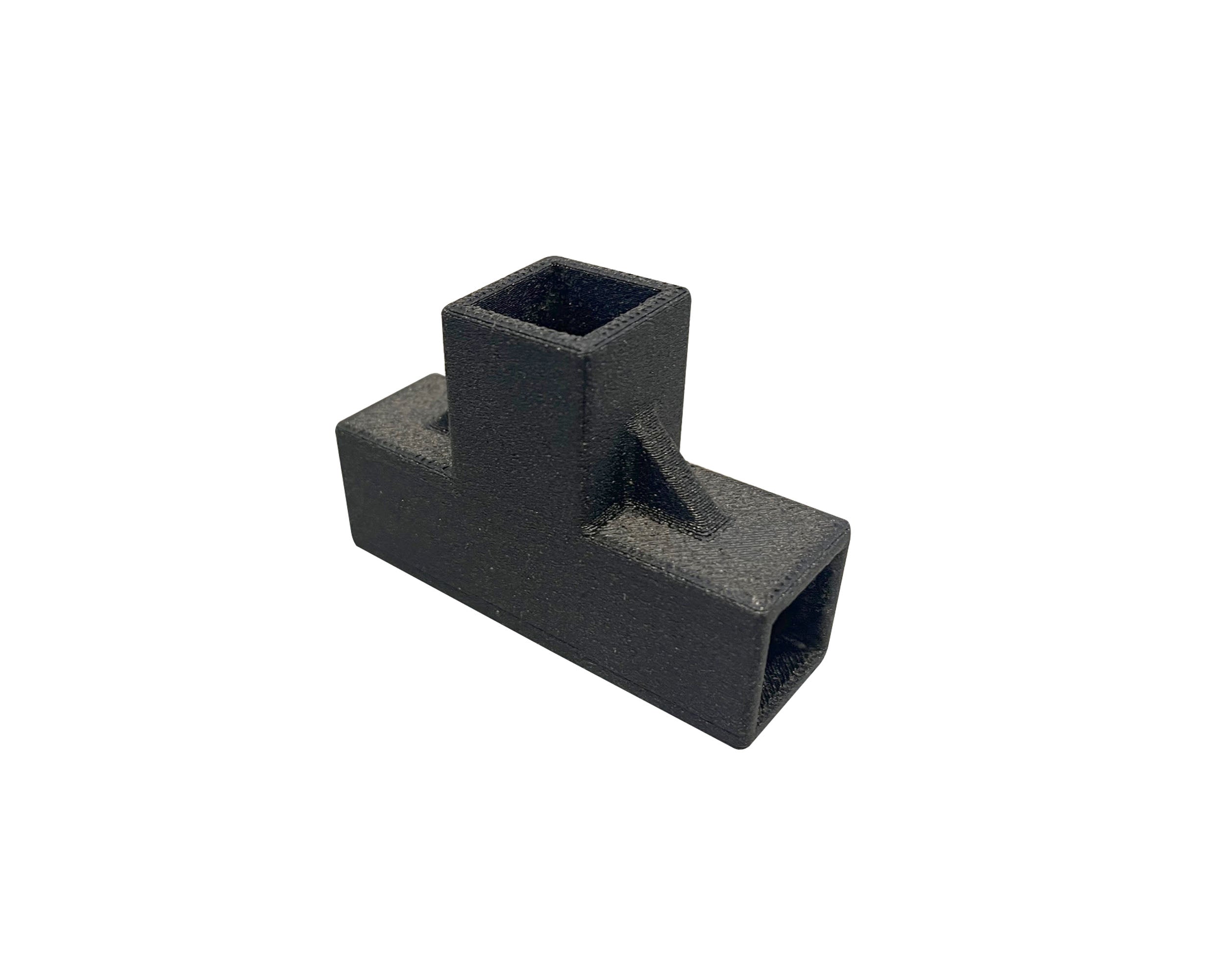 plastic square tube 3 way 