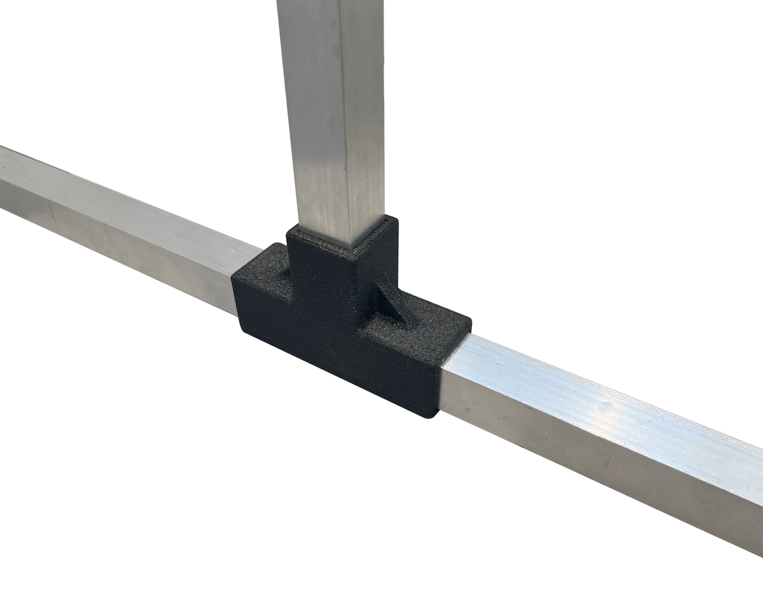 Plastic T joint for square tube