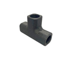 3-Way | Plastic T Connector for Round Tube & Pipe | 10mm to 40mm