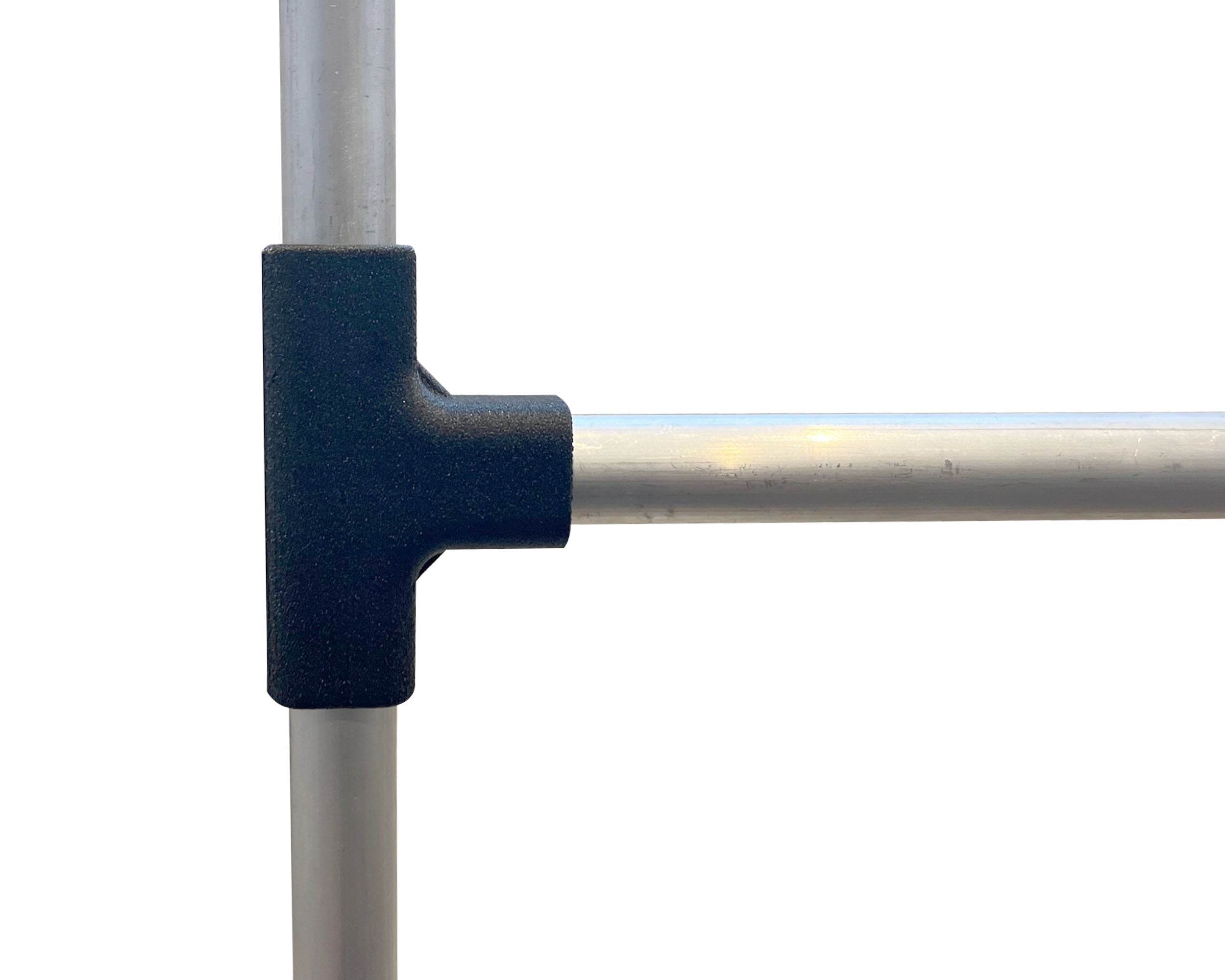 Plastic 3-Way T Connector for Round Tube & Pipe | 10mm to 40mm