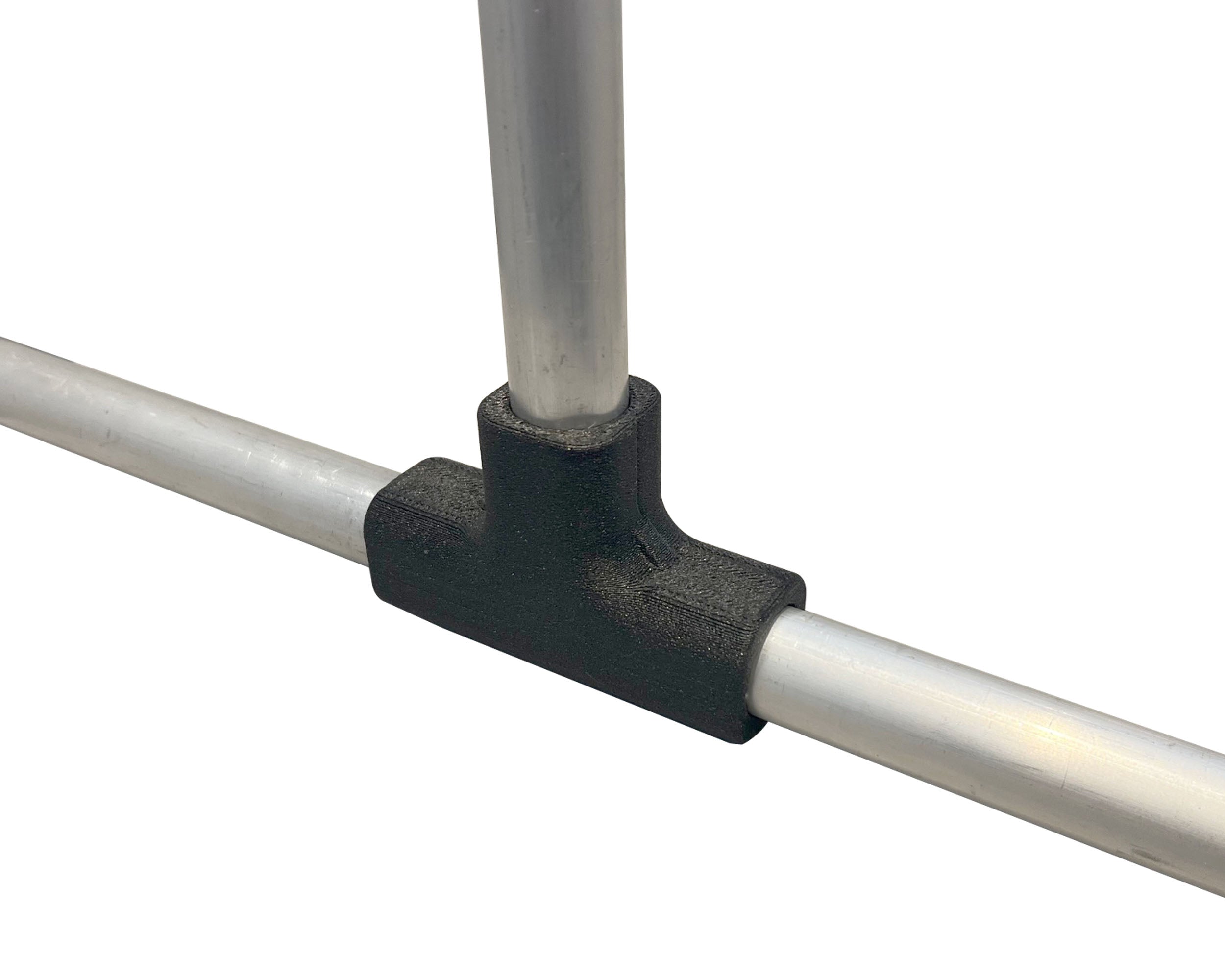 Plastic 3-Way T Connector for Round Tube & Pipe | 10mm to 40mm