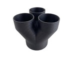 3-Way Duct Splitter Connector – Custom Size (19mm to 102mm)