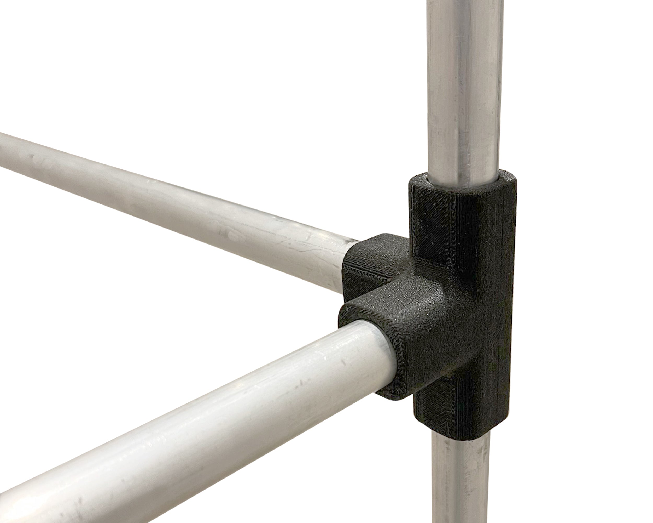 4-Way | Plastic Joint for Round Tube & Pipe | 10mm to 40mm