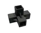 4-Way | Plastic Connector for Square Tube & Box Section | 10mm to 40mm