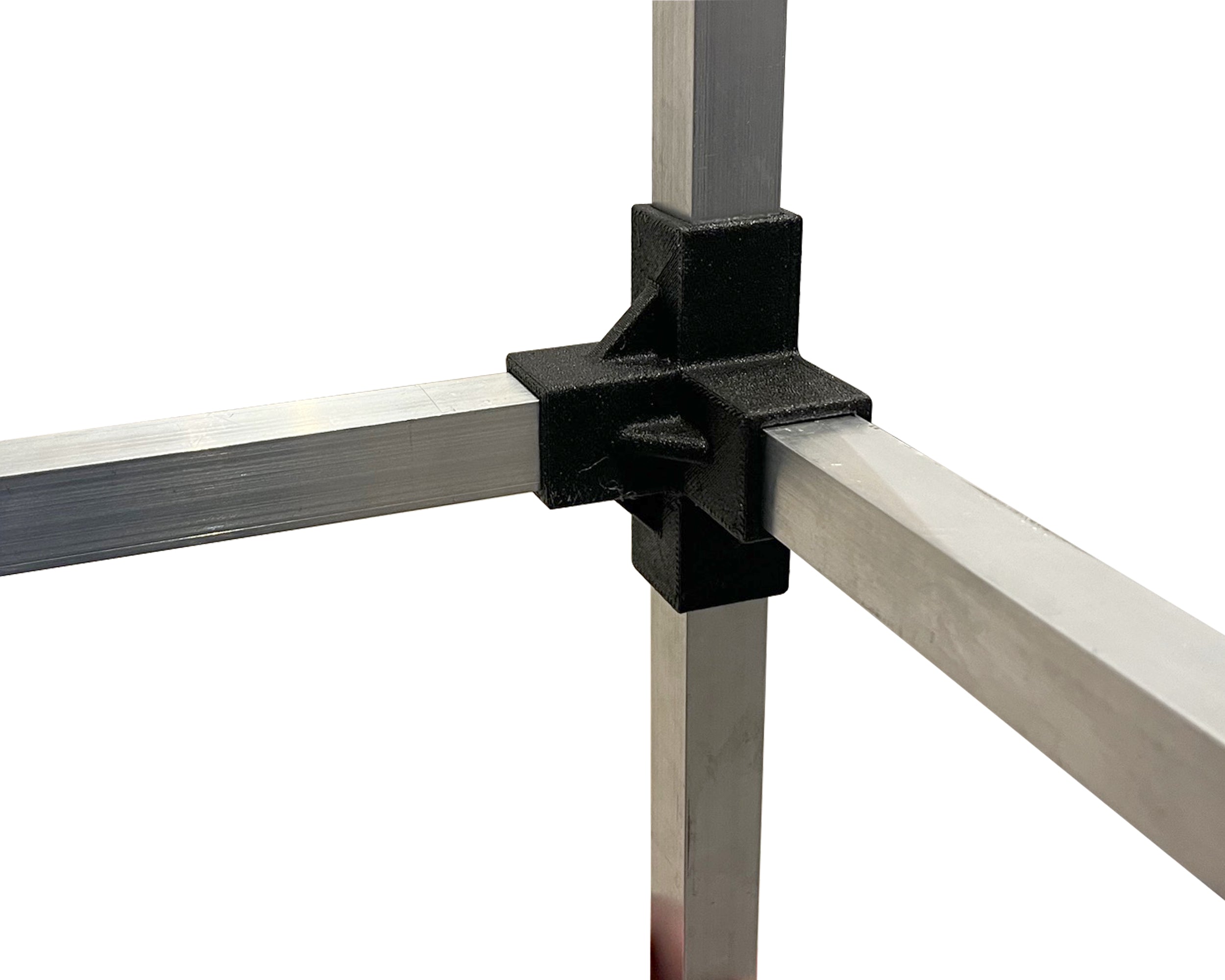 4-Way | Plastic Connector for Square Tube & Box Section | 10mm to 40mm