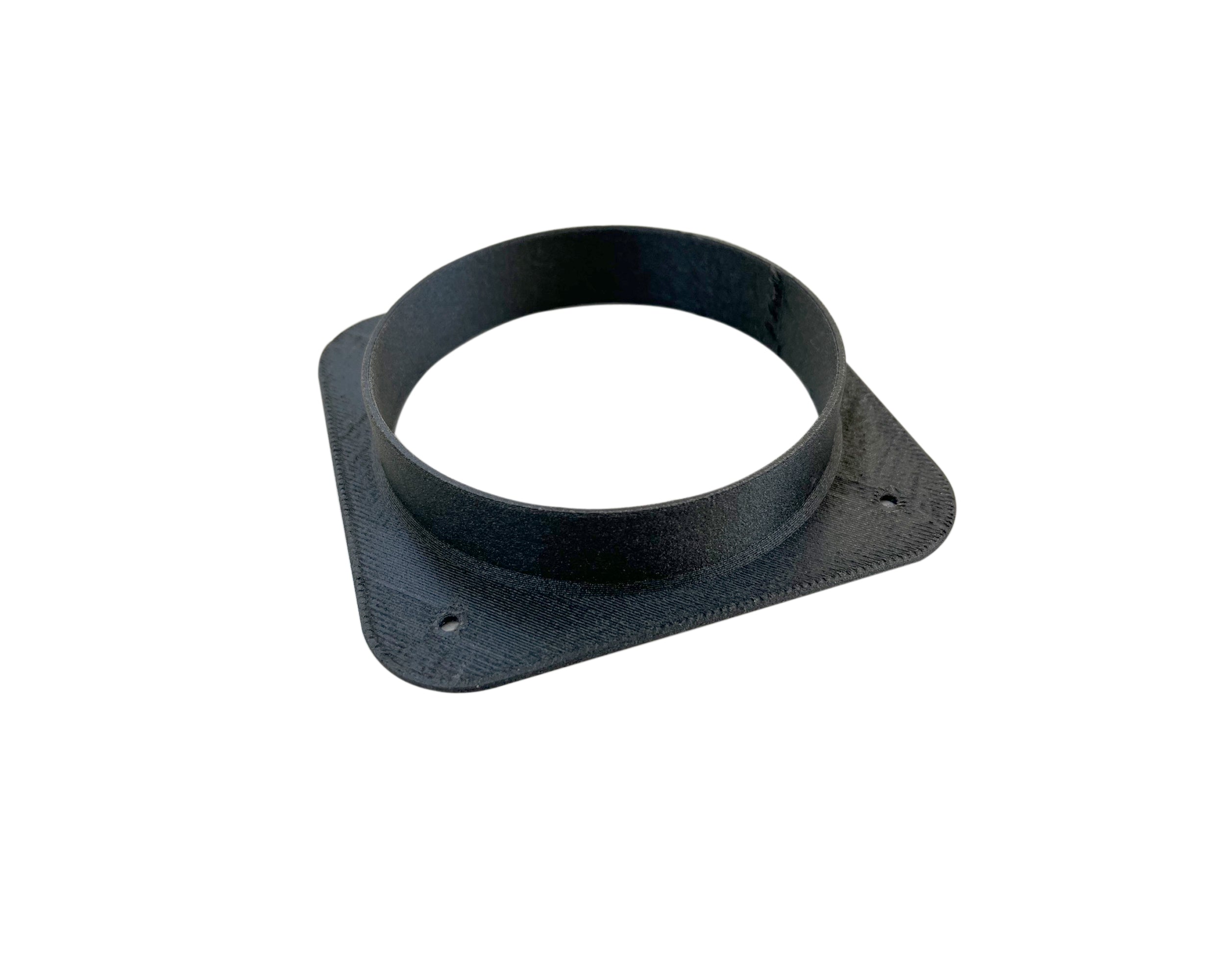 Plastic Air Vent Flange & Round Duct Adapter | Made to Measure (10mm to 150mm)