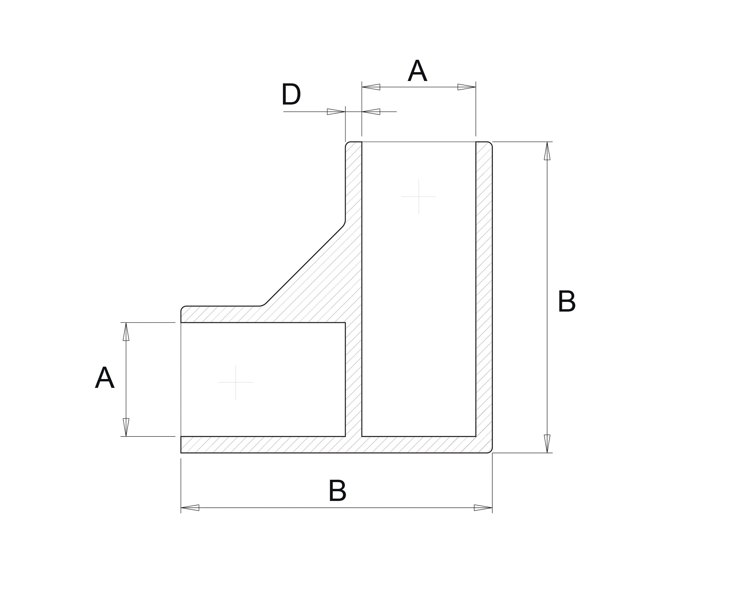 3-Way Corner Elbow Joint for Tube and Pipe | 10mm to 40mm