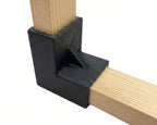 2-Way | Plastic Corner Joint for Rectangular Tube & Wooden Batons | Various Sizes