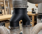 3-Way Y Splitter Ducting & Pipe Reducer Connector | Made to Measure (20mm to 150mm)