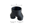 3-Way Y Splitter Ducting & Pipe Reducer Connector | Made to Measure (20mm to 150mm)