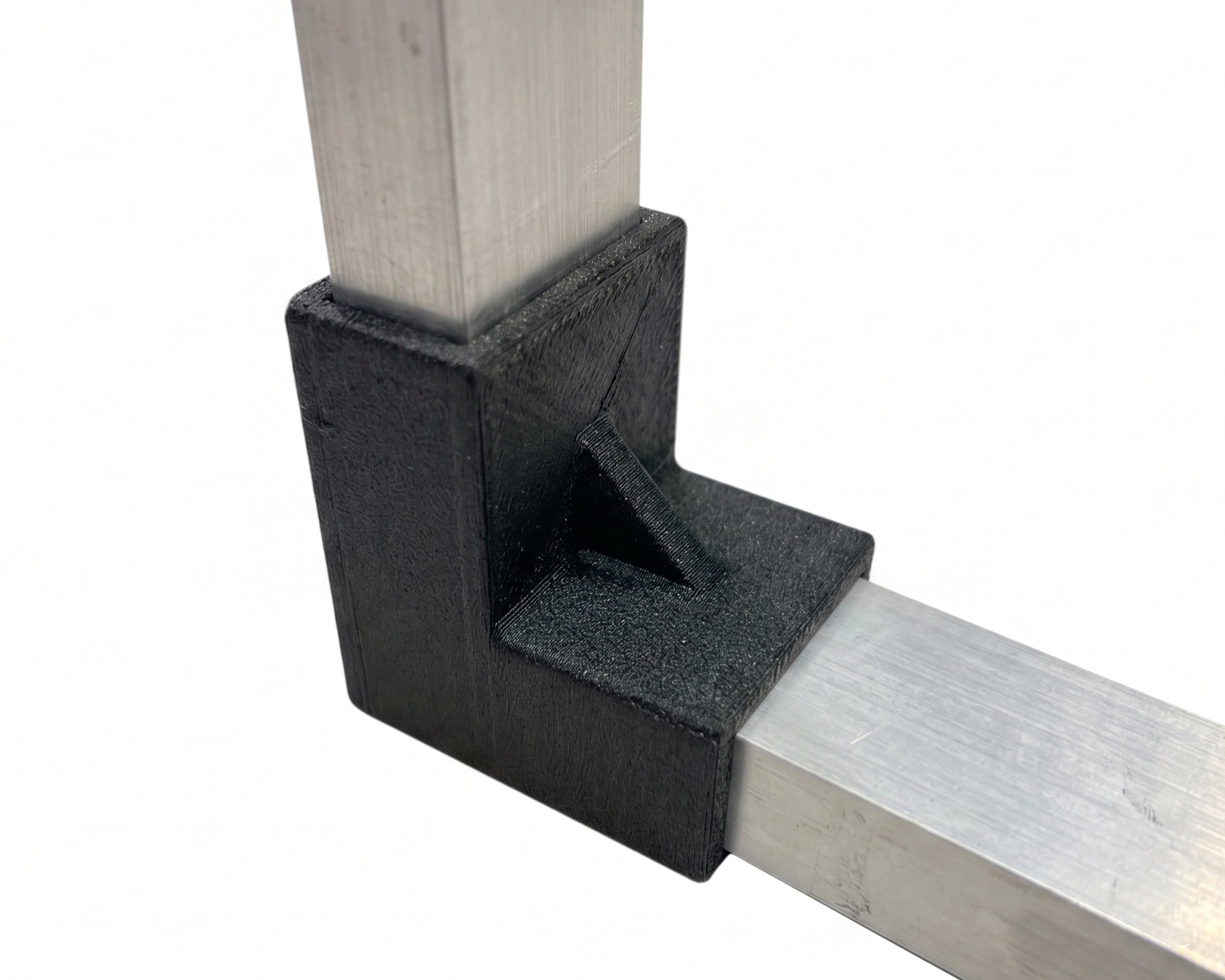 2-Way | Plastic Corner Joint for Rectangular Tube & Wooden Batons | Various Sizes